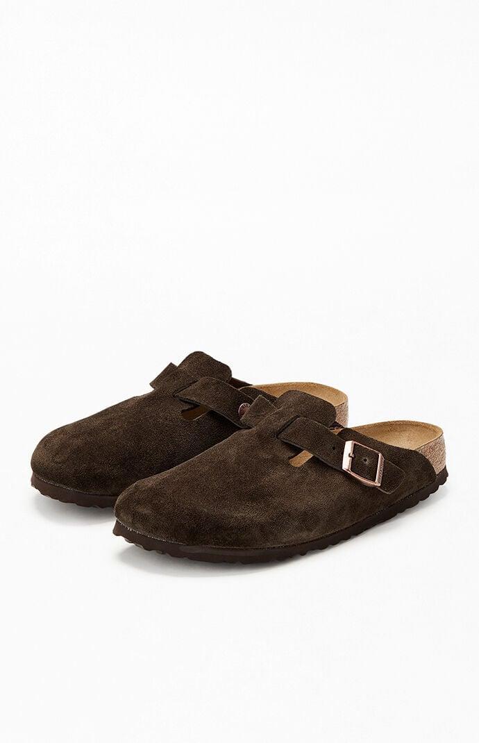 Birkenstock Womens Boston Soft Footbed Clog Mocha Product Image
