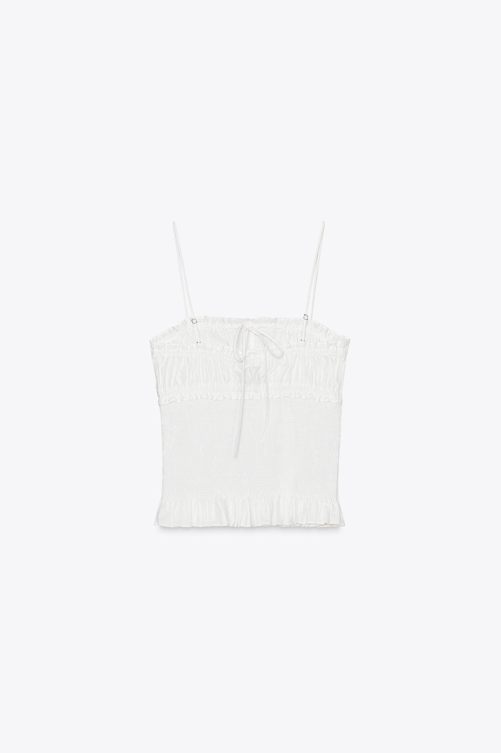 TIE POPLIN TOP Product Image