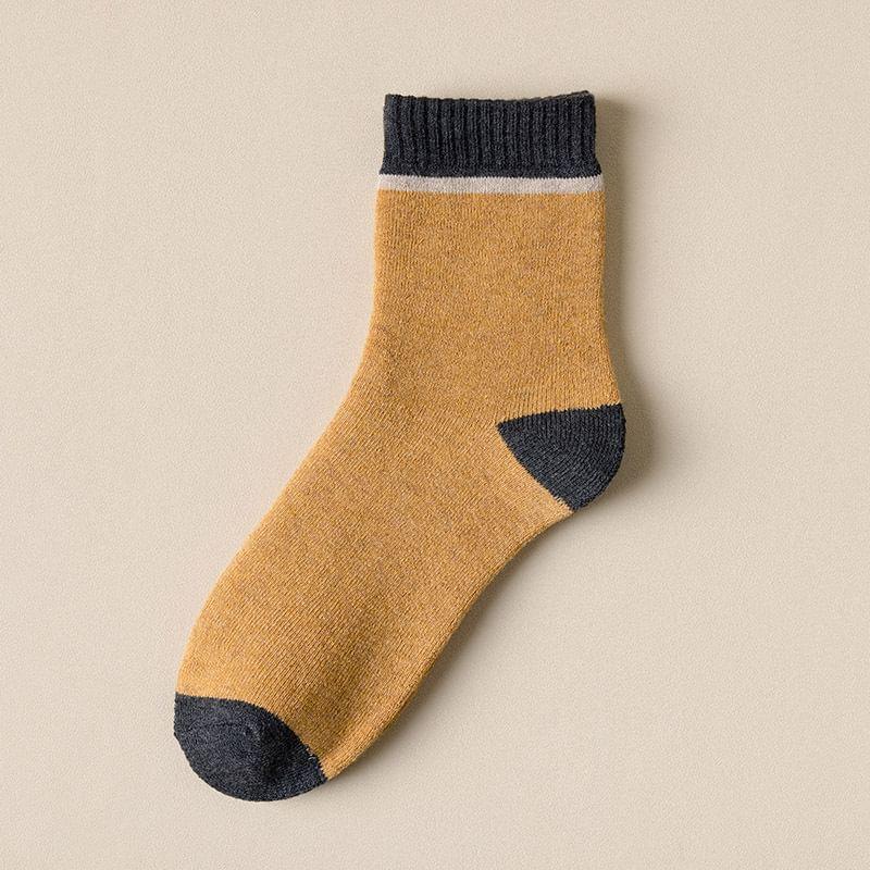 Two Tone Crew Socks Product Image