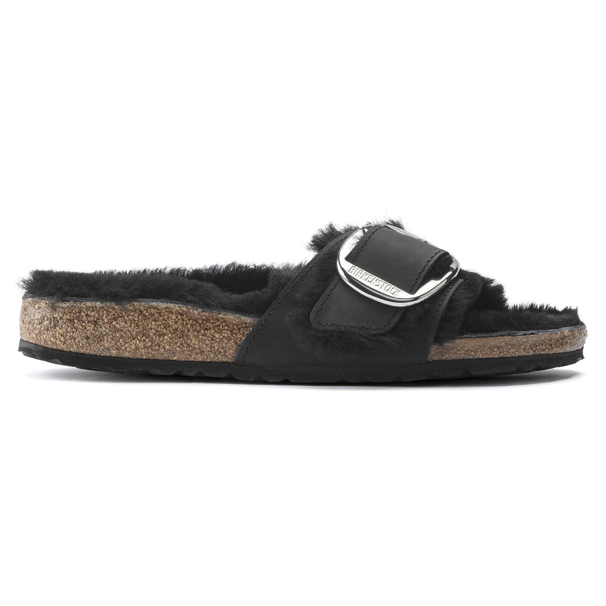Madrid Big Buckle Shearling Natural Leather Oiled Product Image