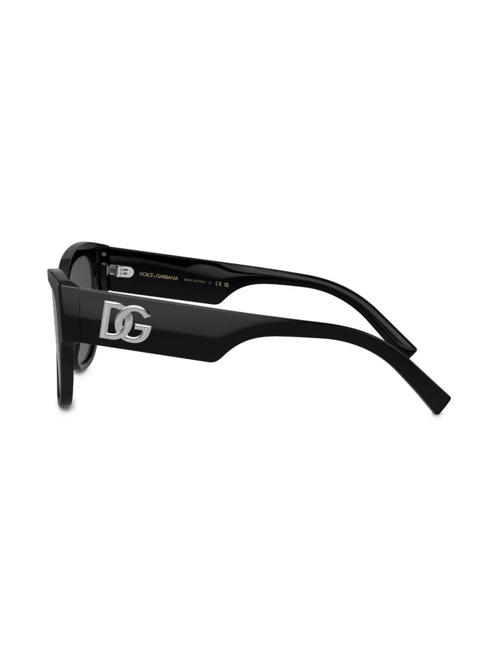 DOLCE & GABBANA Sonnenbrille Mit Cat-eye-gestell In Black Product Image