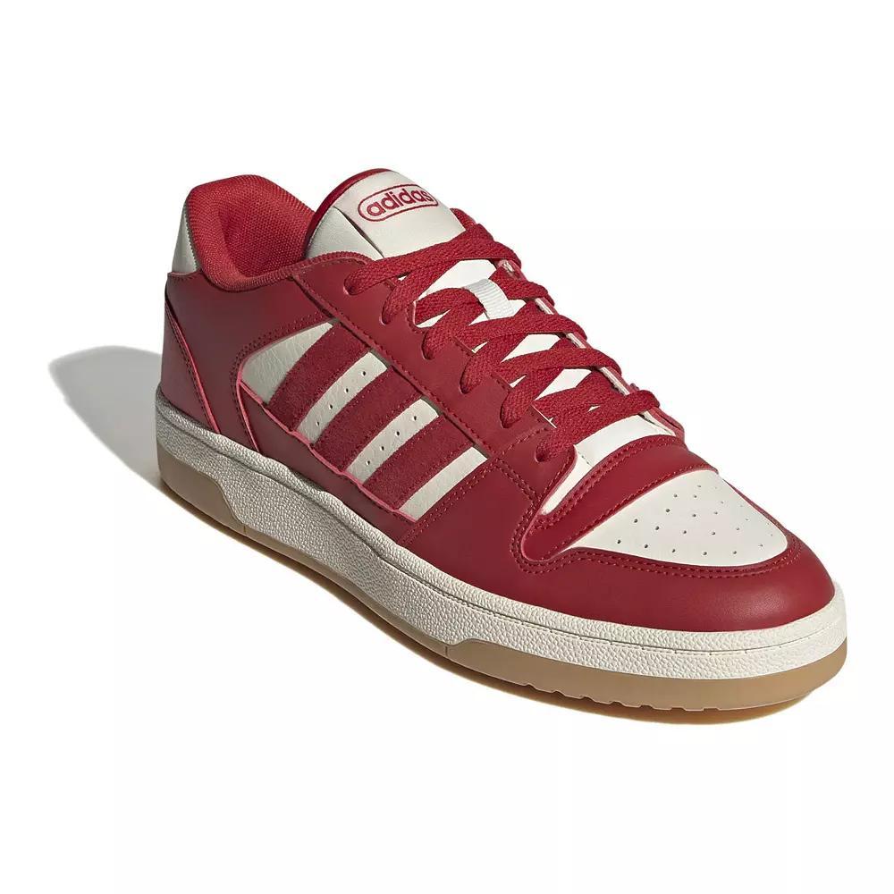 adidas Break Start Men's Basketball Shoes, Size: 7.5, Red Red White Product Image