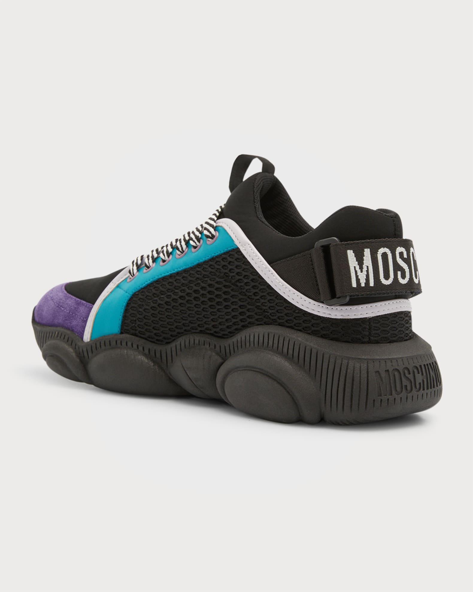 Men's Color Block Teddy Sole Sneakers Product Image