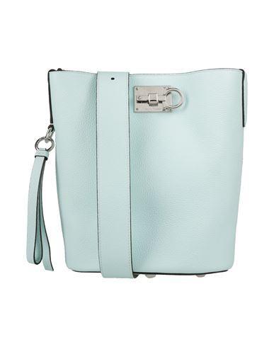 FERRAGAMO Woman Cross-body Bag Sky Blue Size - Calfskin Product Image