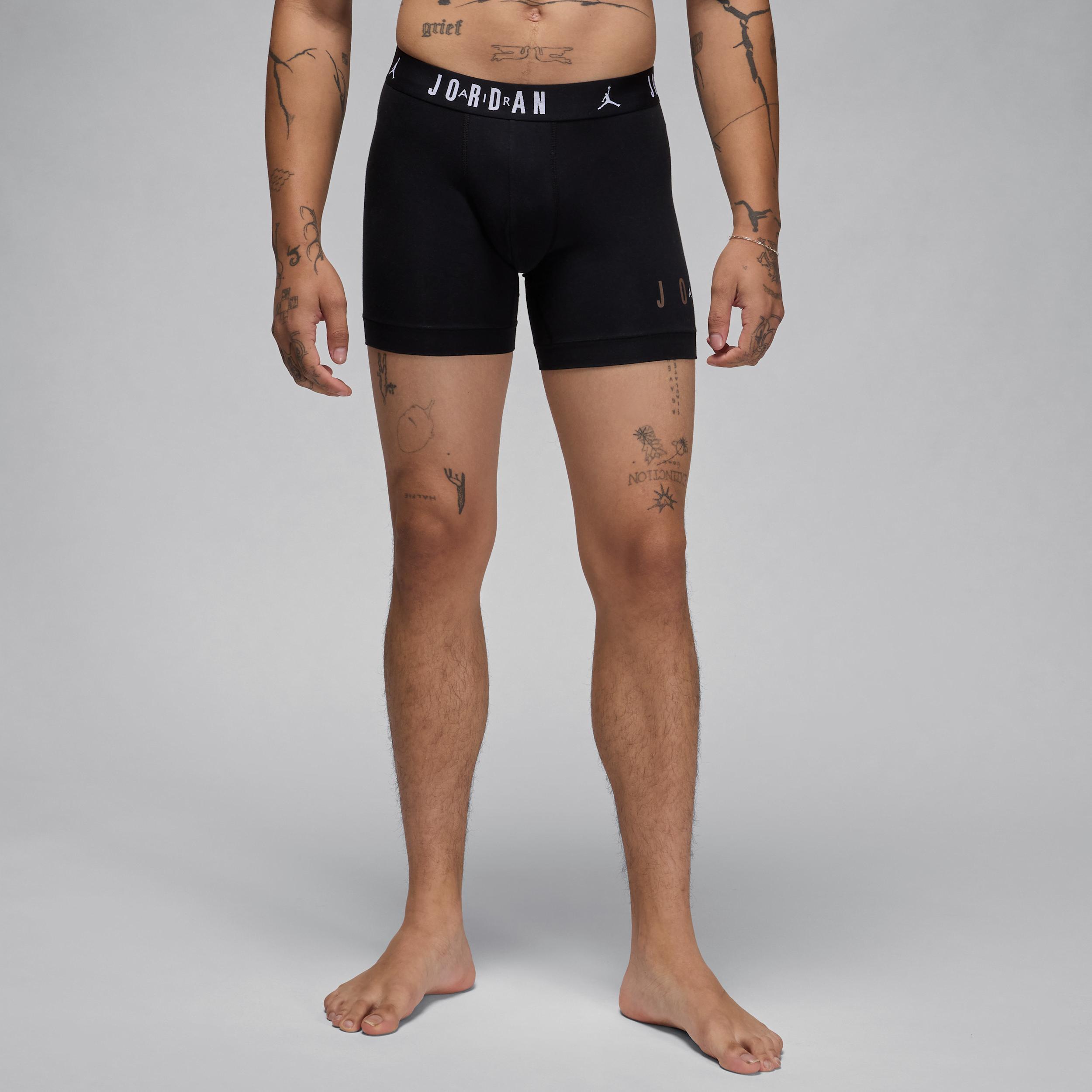 Men's Jordan Dri-FIT Cotton Essentials Flight Boxer Briefs (2-Pack) Product Image