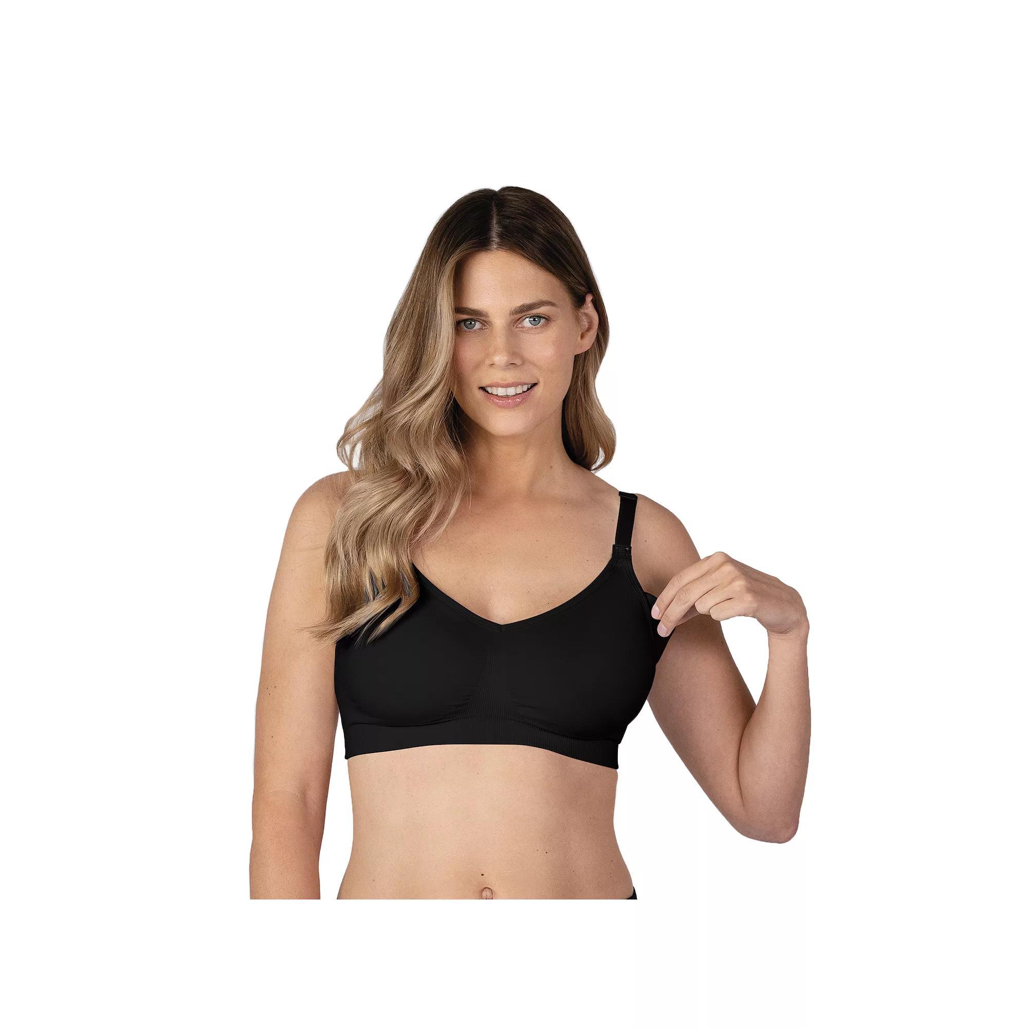 Bravado Designs Double Layer Nursing Bra 11008VBA, Women's, Size: Medium, Black Product Image