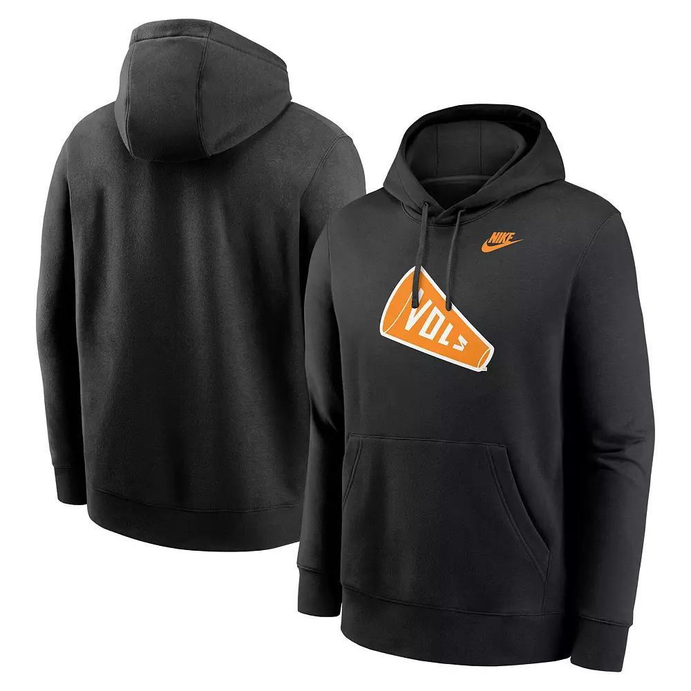 Men's Nike  Black Tennessee Volunteers Vault Megaphone Pullover Hoodie, Size: Medium Product Image
