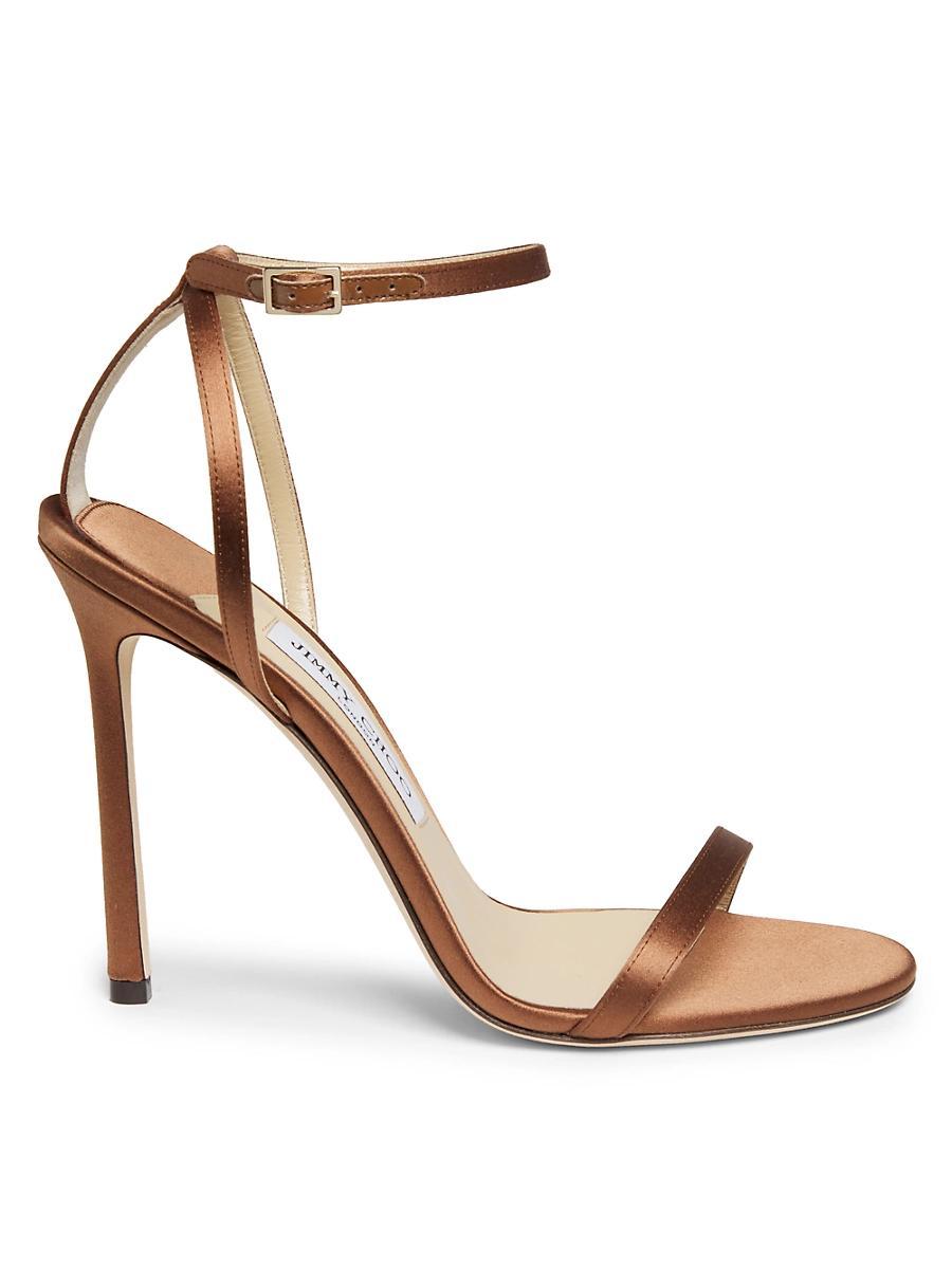 Womens Minny 110MM Satin Stiletto Sandals Product Image