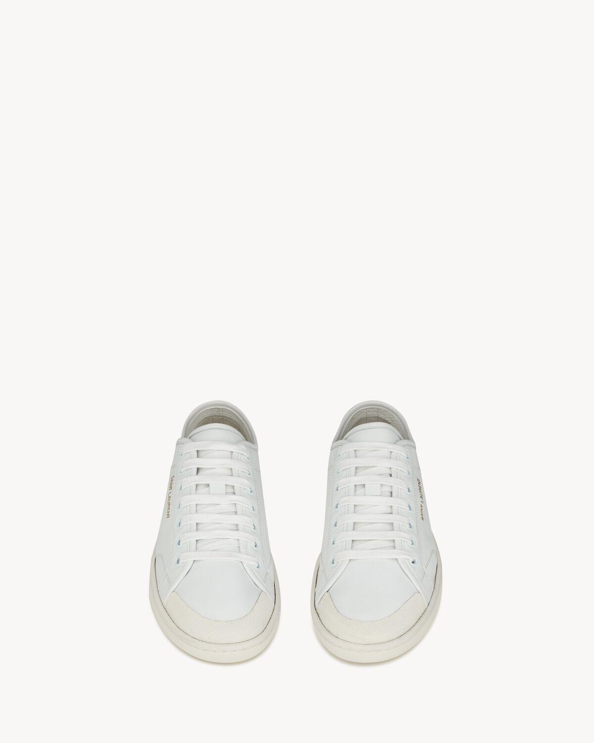 gym sneakers in smooth leather Product Image