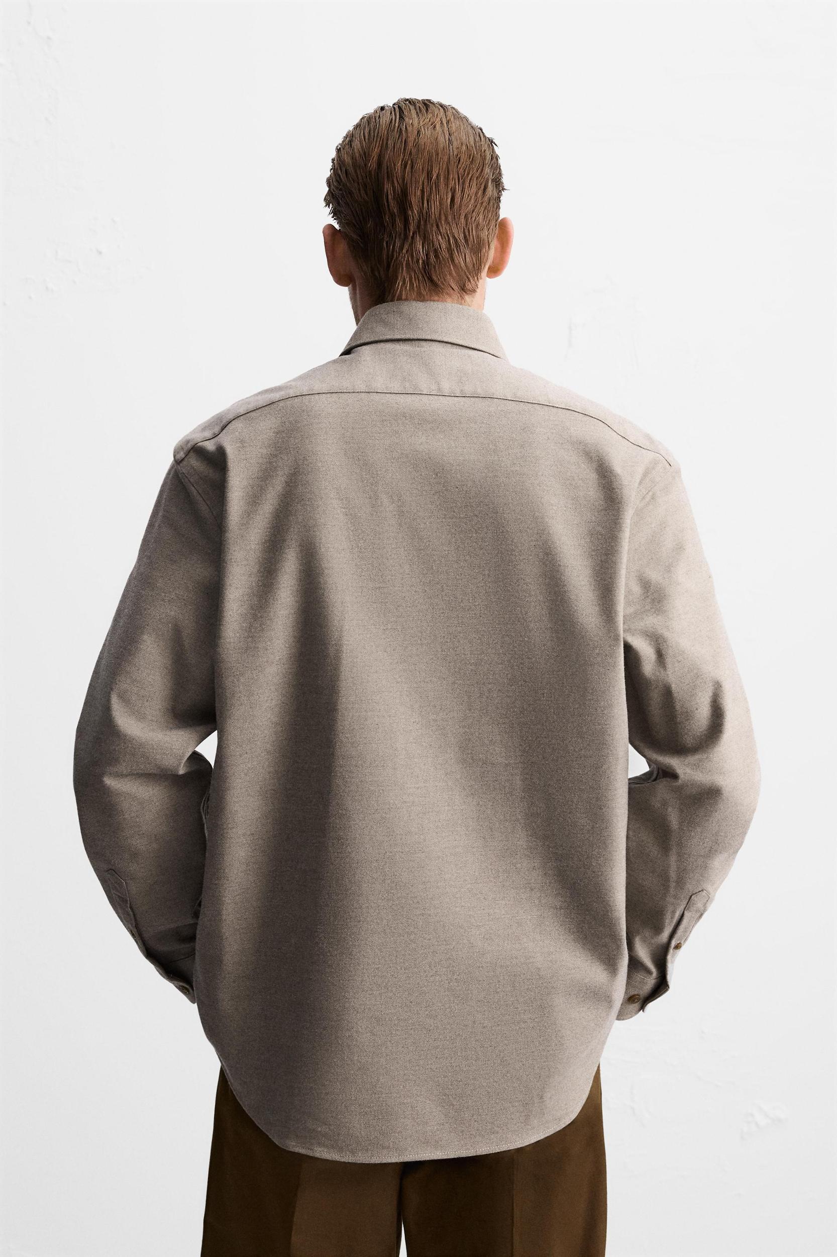 TEXTURED COTTON SHIRT Product Image