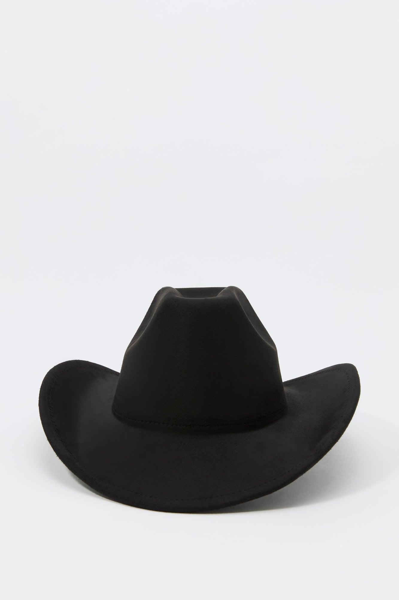 Faux Suede Cowboy Hat Male Product Image