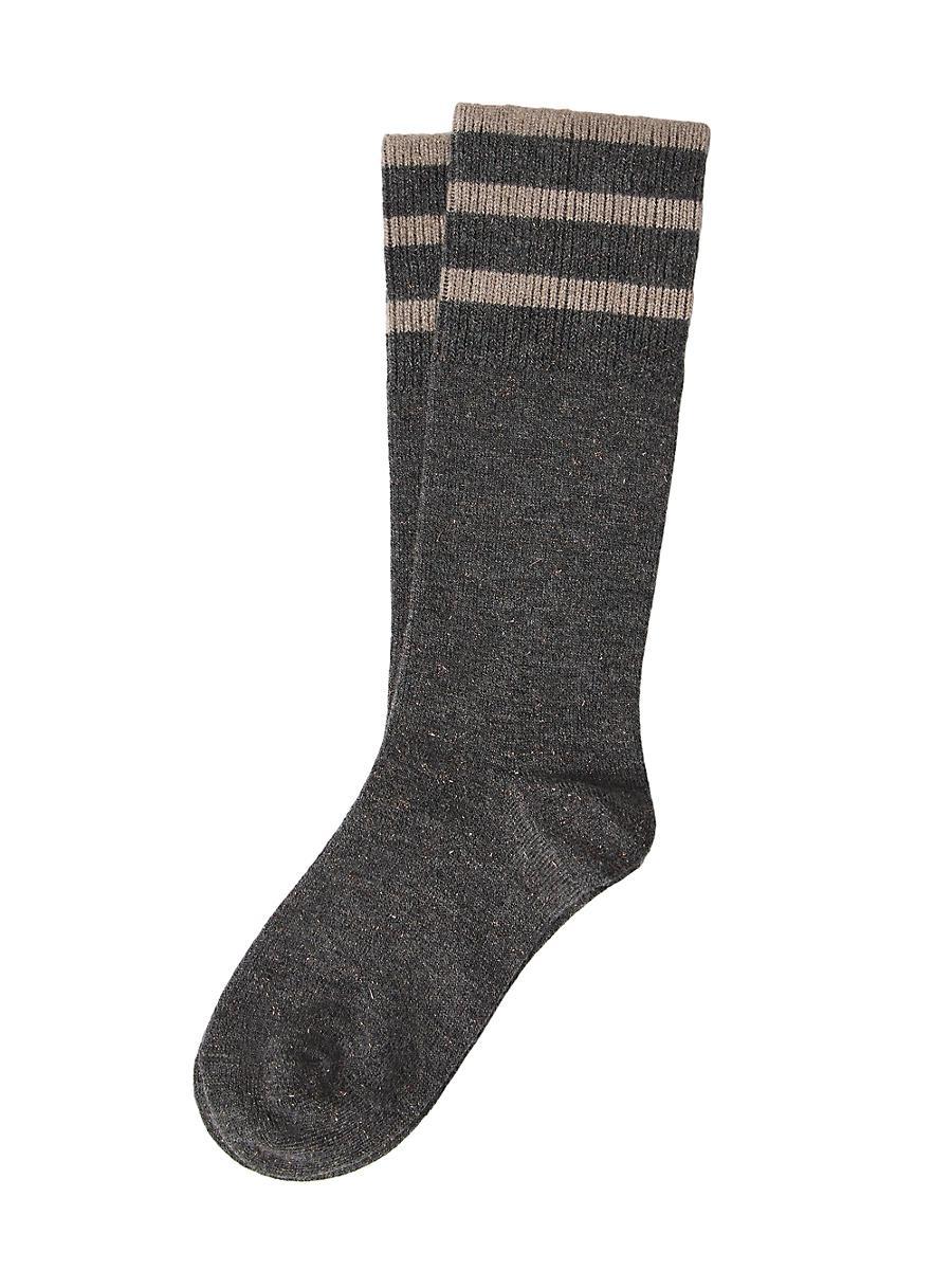 Womens Sparkling Cashmere Knit Socks Product Image