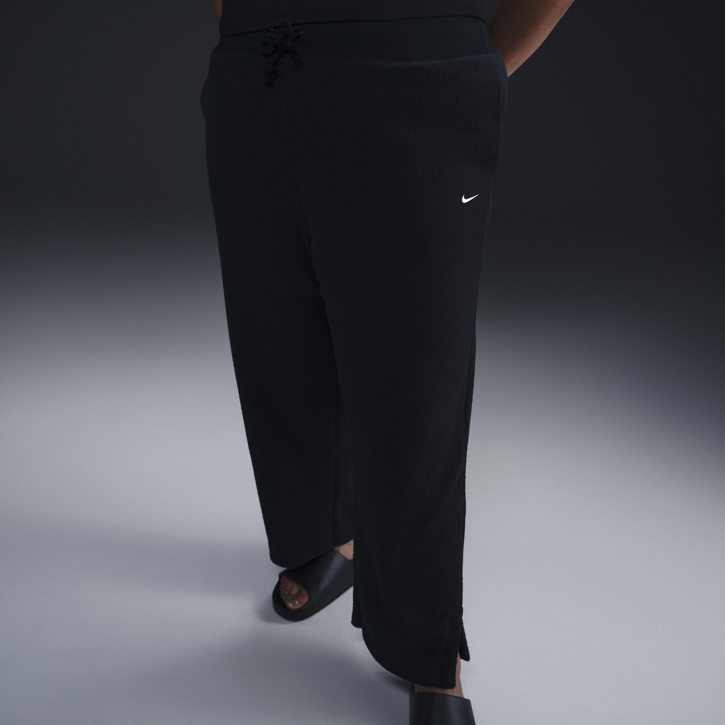 Nike Sportswear Phoenix Plush Women's High-Waisted Wide-Leg Cozy Fleece Pants (Plus Size) Product Image