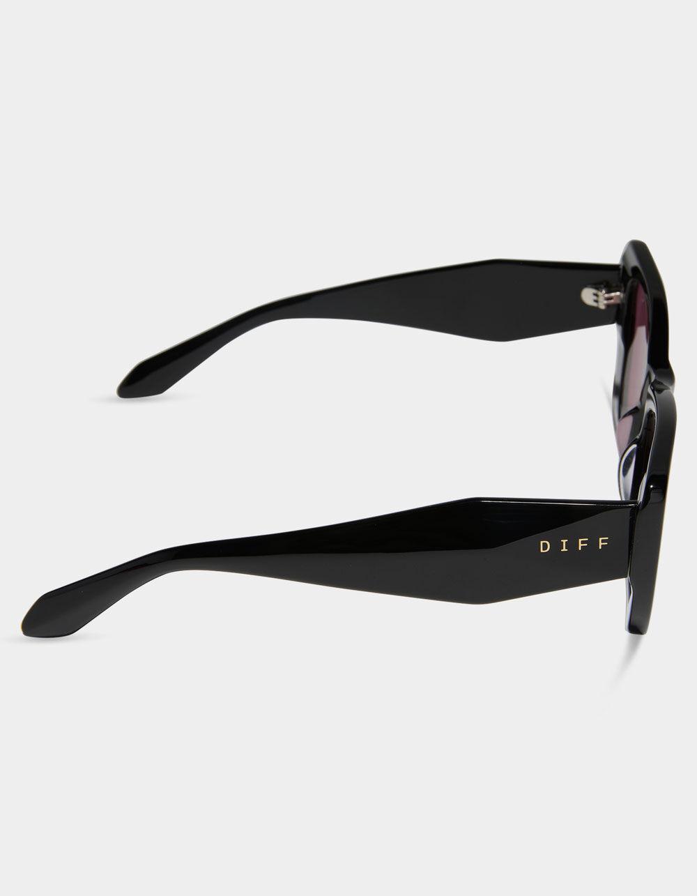 DIFF EYEWEAR Aura Sunglasses - BLACK CHERRY Product Image