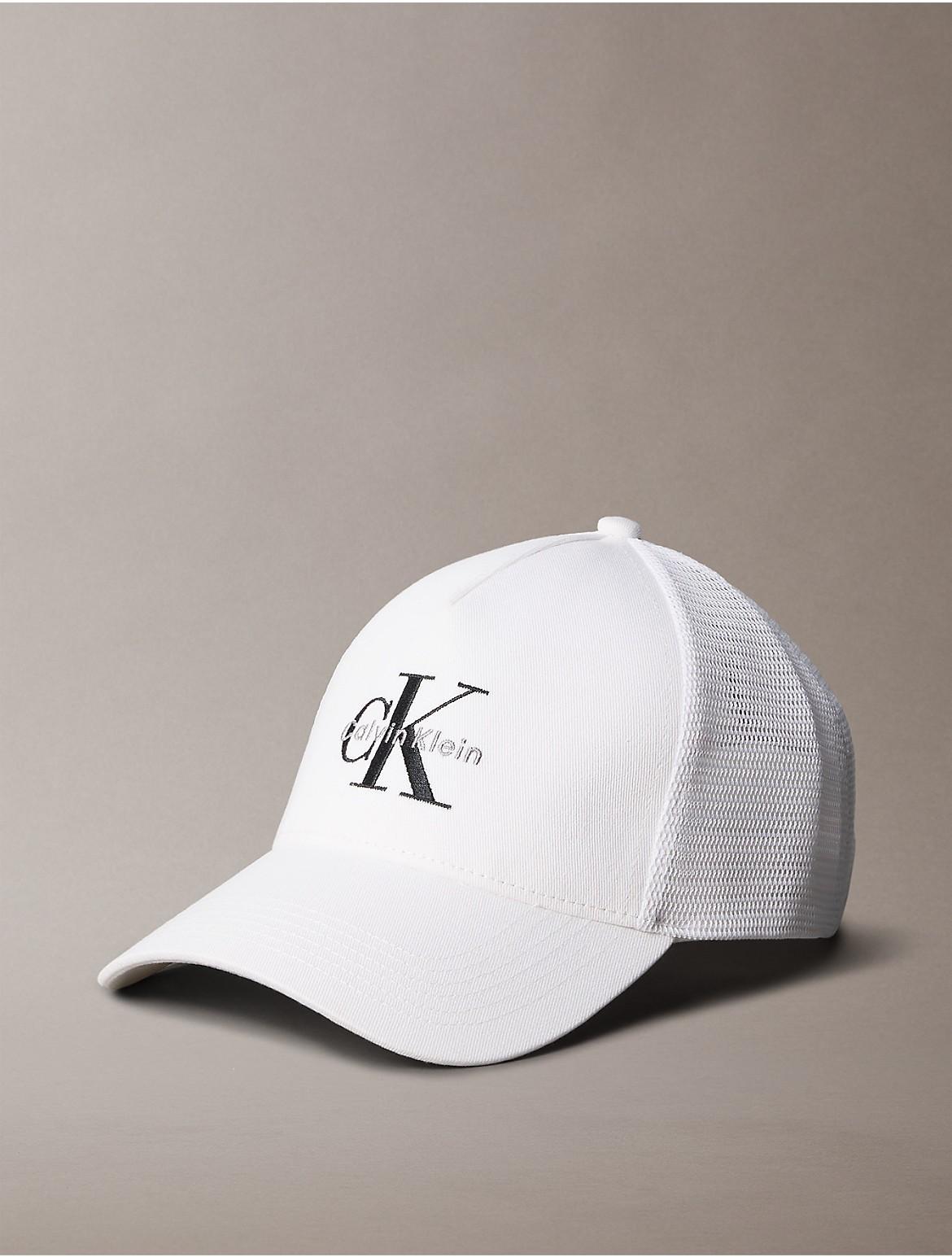 Calvin Klein Men's Monogram Logo Mesh Baseball Cap - Black Product Image