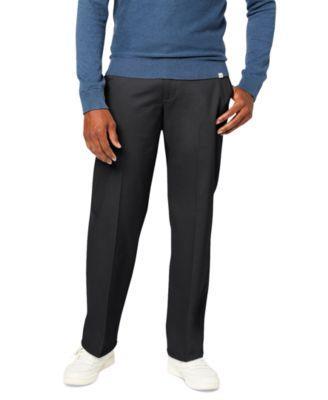 Men's Dockers Signature Iron Free Stain Defender Relaxed-Fit Khaki Pants, Size: 34 X 32, British Green Product Image