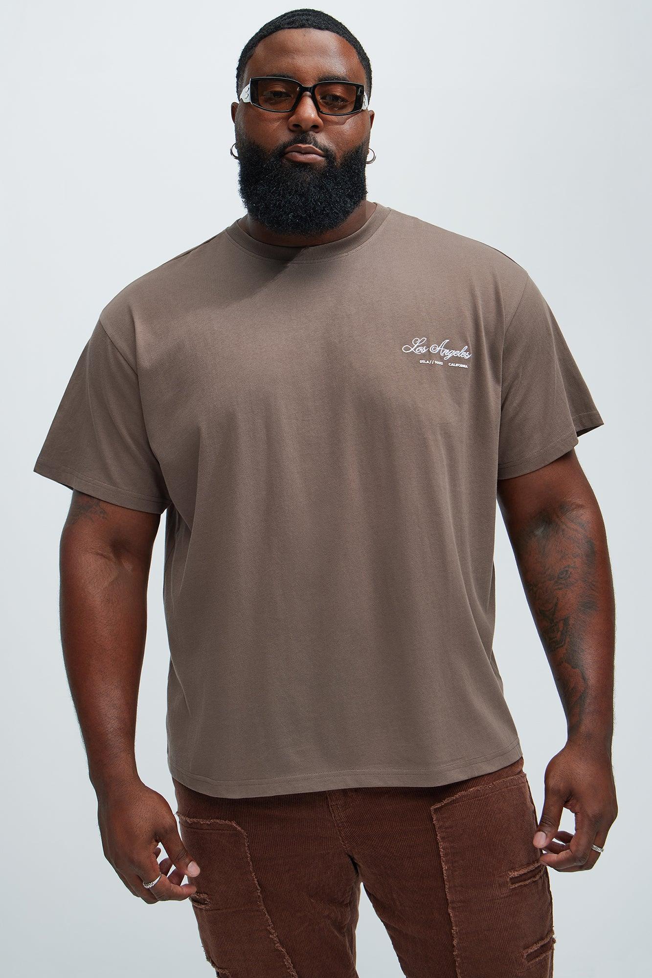 DTLA / 90012 Short Sleeve Tee - Brown Product Image