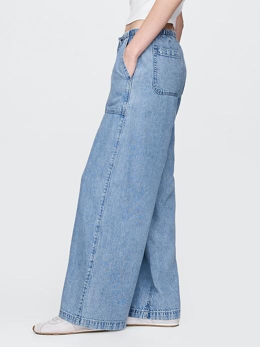 Mid Rise UltraSoft Easy Baggy Jeans Product Image