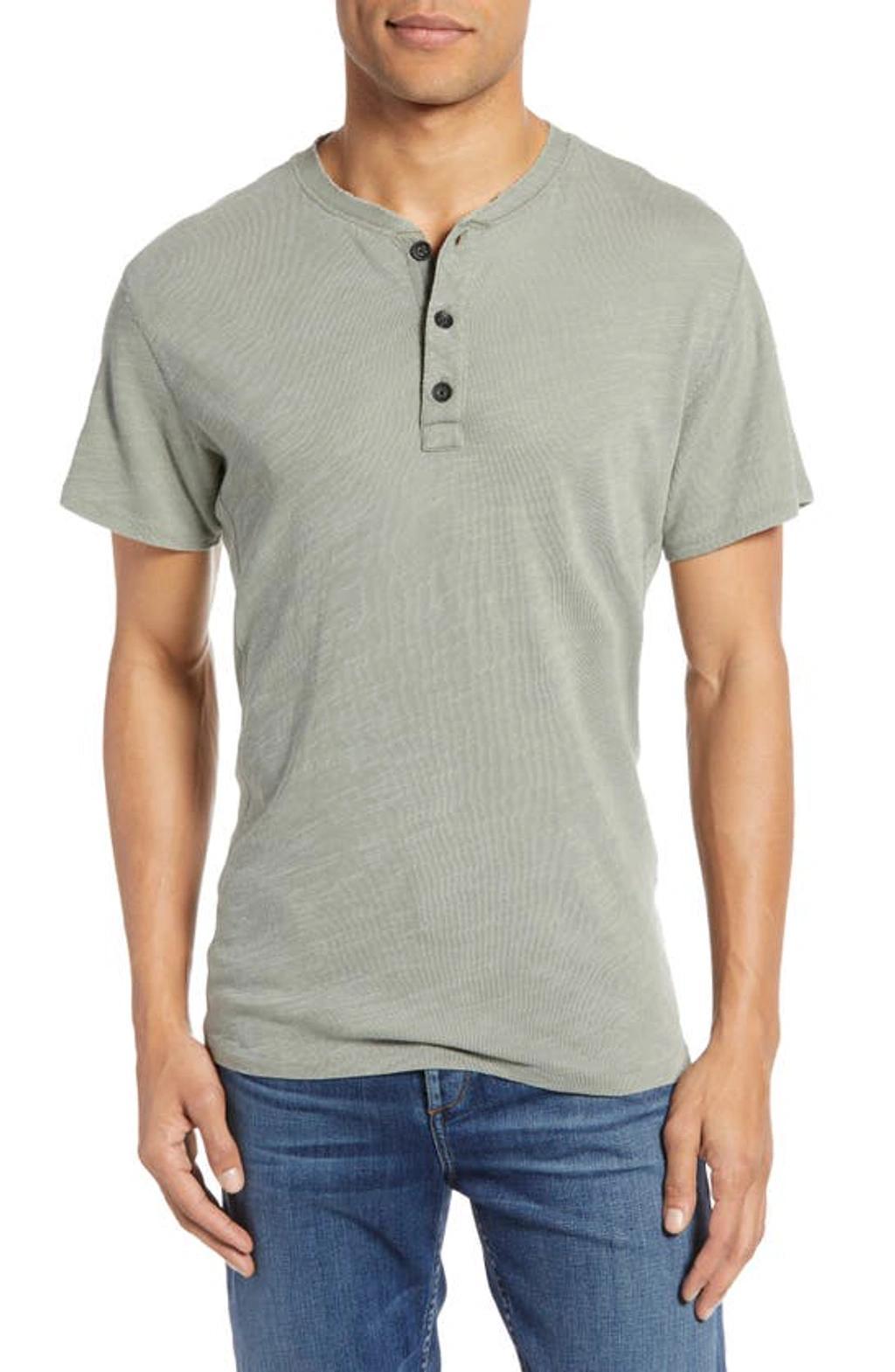 Mens Classic Henley Shirt Product Image