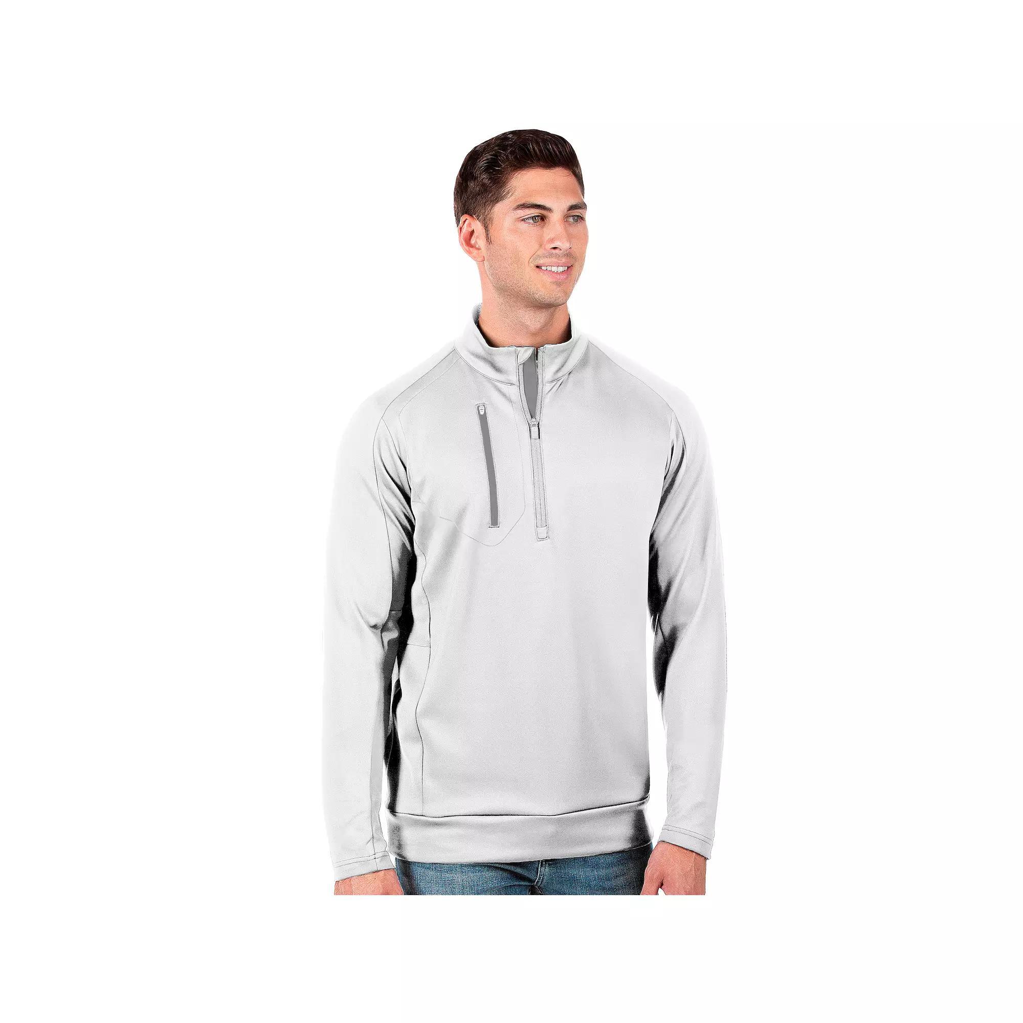 Men's Antigua Generation 1/2-Zip Pullover, Size: Small, White Product Image