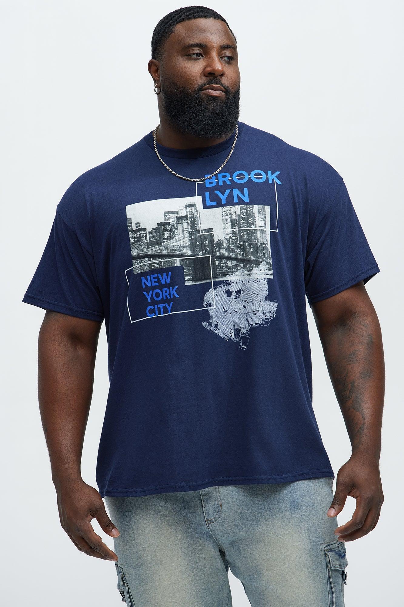 Brooklyn Bridge And Tunnel Short Sleeve Tee - Navy Product Image