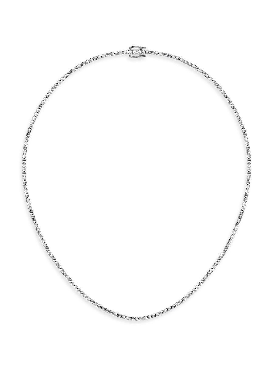 Womens Platinum & Lab-Grown Diamond Tennis Necklace/5.00-20.00 TCW Product Image