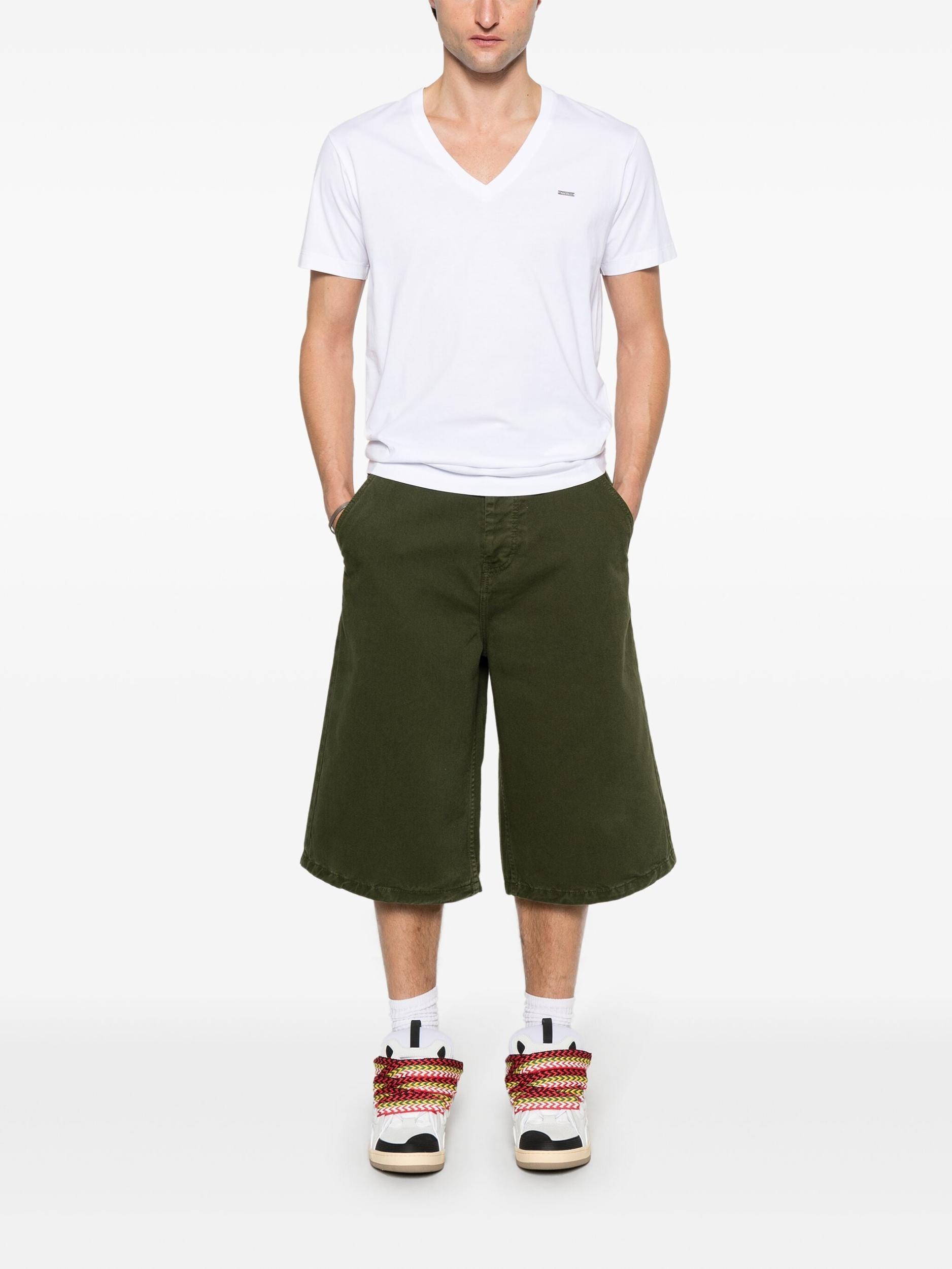 DSQUARED2 V-neck T-shirt Short Sleeves In White Product Image