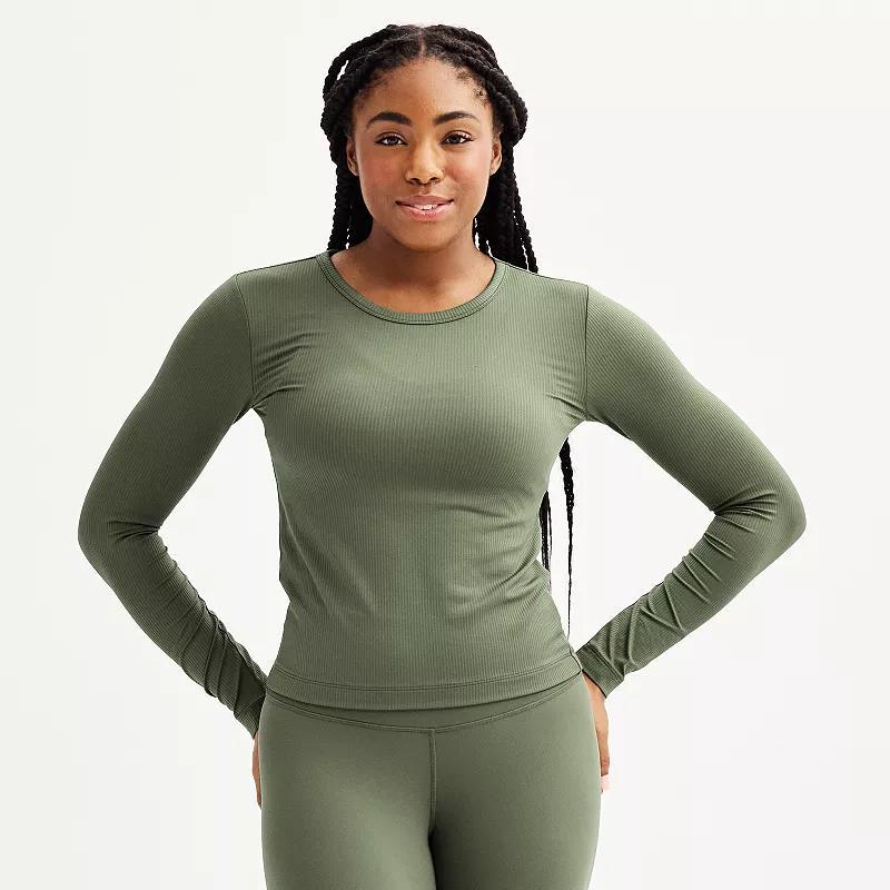 Women's FLX Balance Core Long Sleeve Top, Size: XXL, Purple Sherry Product Image