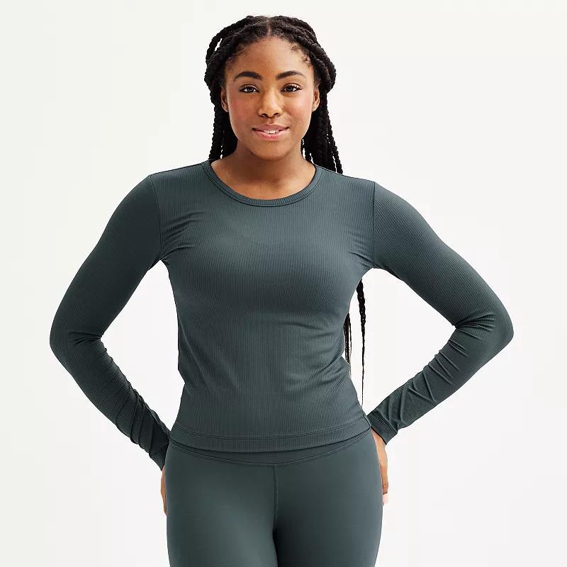 Women's FLX Balance Core Long Sleeve Top, Size: XXL, Purple Sherry Product Image