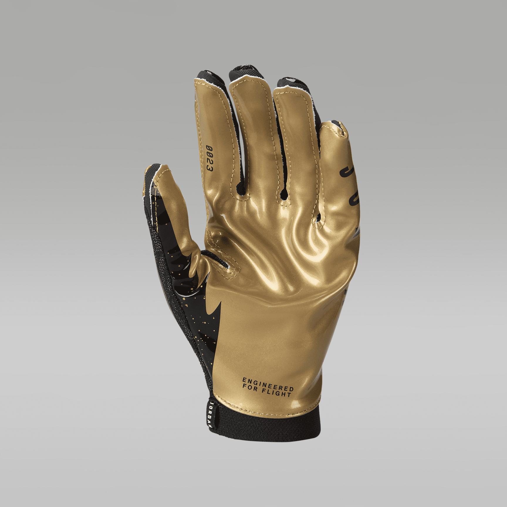 Jordan Knit Metallic Football Gloves (1 Pair) Product Image