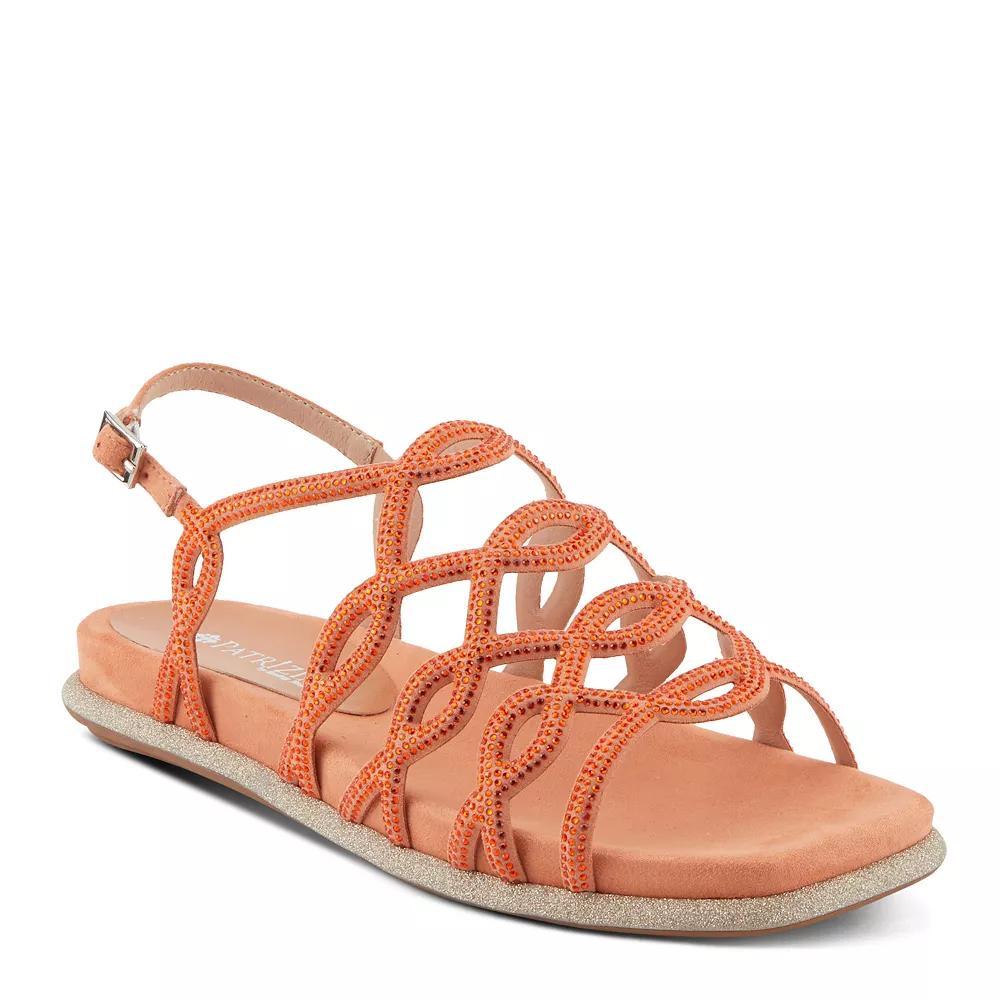 Patrizia Women's Glamgloss Strappy Flat Sandals, Size: 37, Orange Product Image