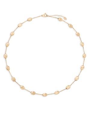 Womens Siviglia 18K Yellow Gold Medium Bead Station Necklace Product Image