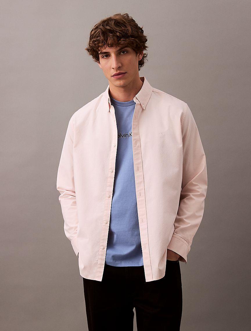 Solid Oxford Classic Button-Down Shirt Product Image