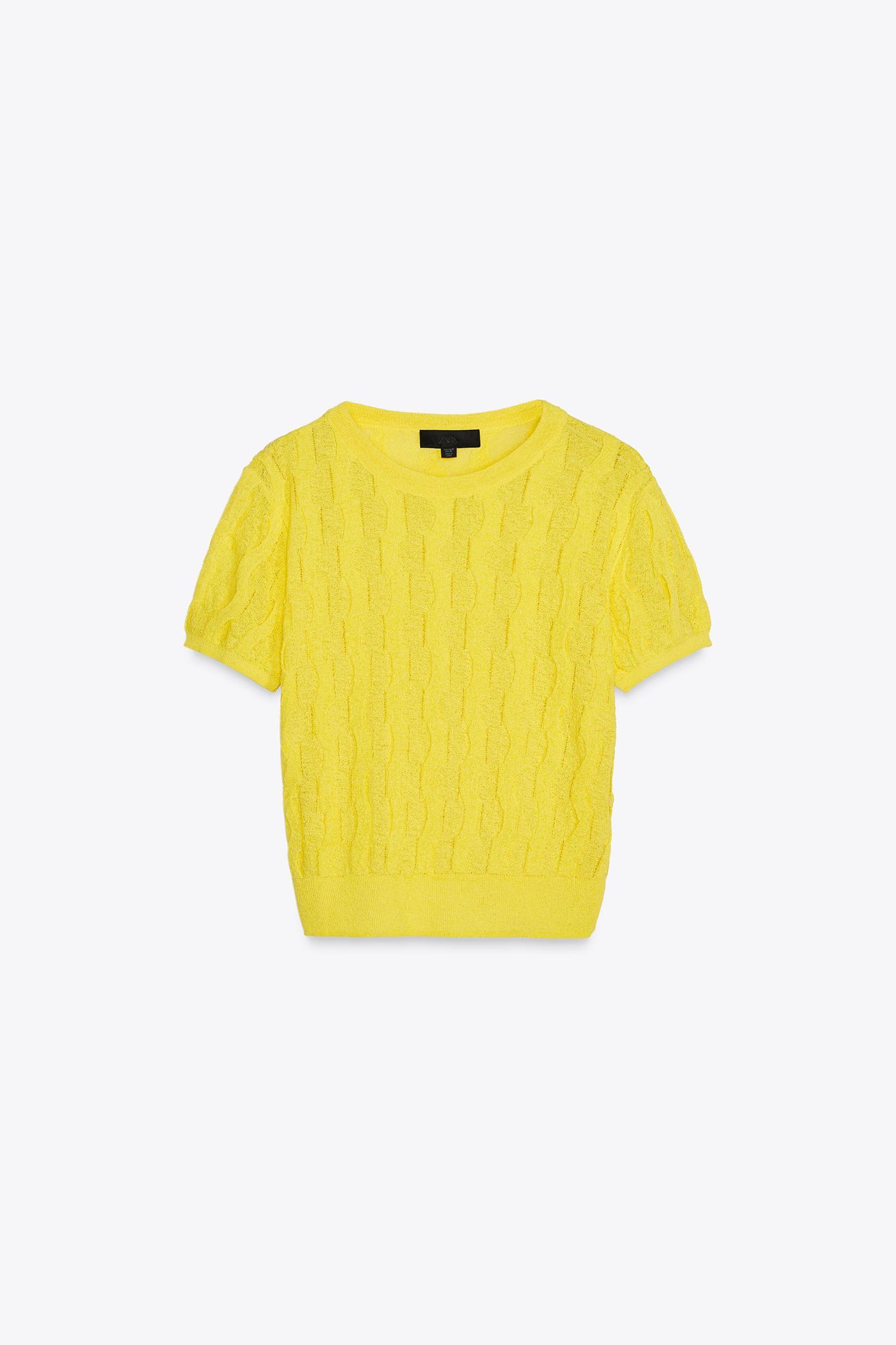 TEXTURED KNIT TOP Product Image