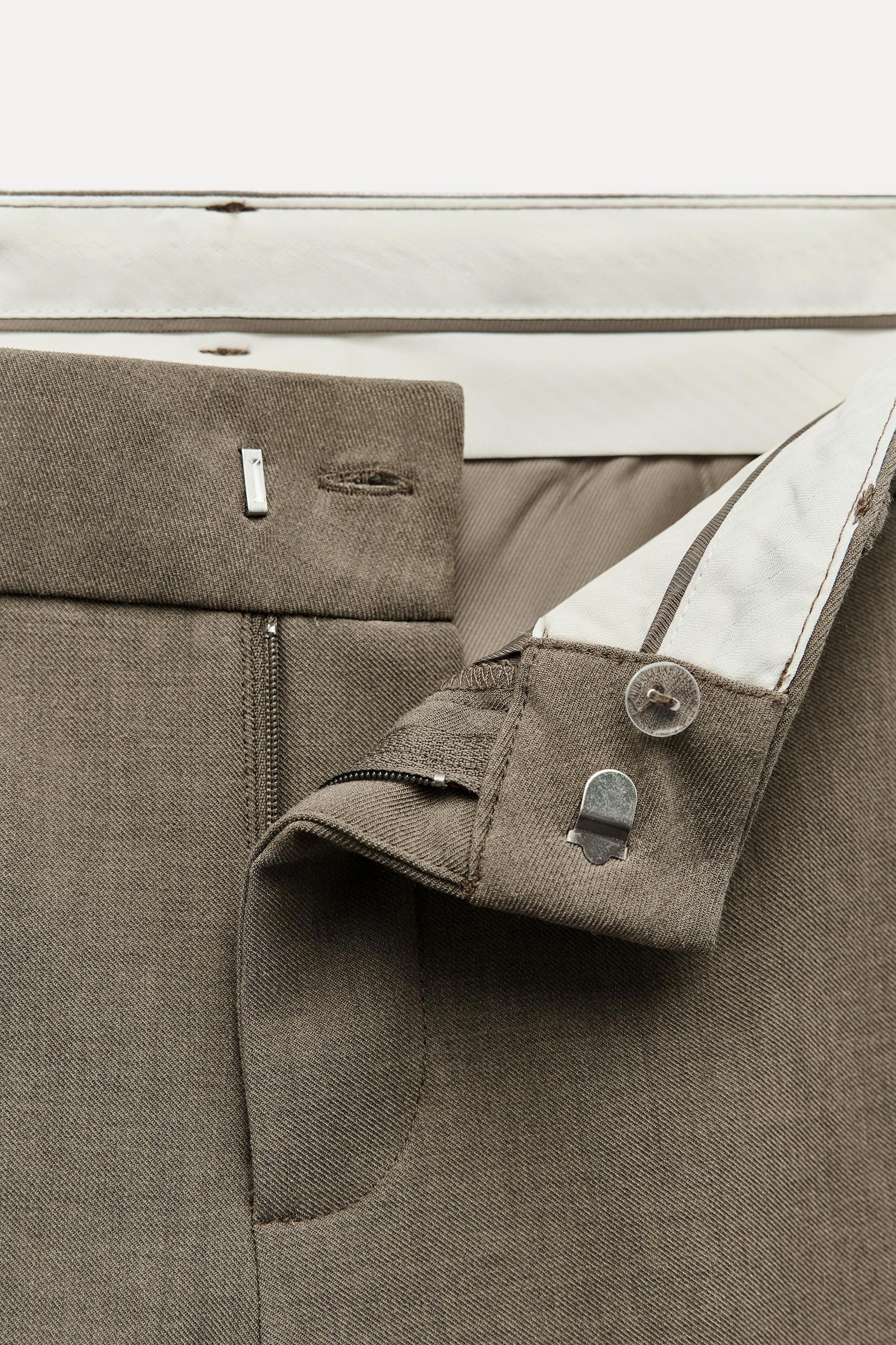 LOW-RISE DOUBLE BELT PANTS Product Image