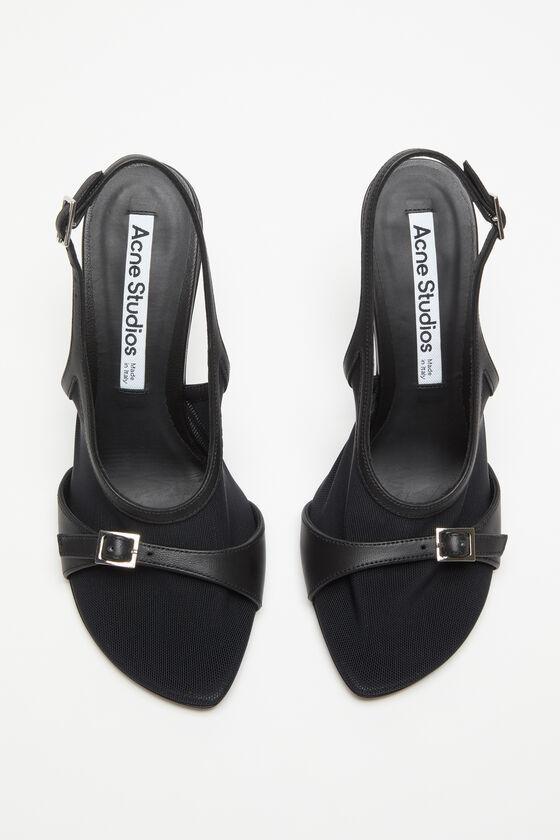 Mesh slingback heels Product Image