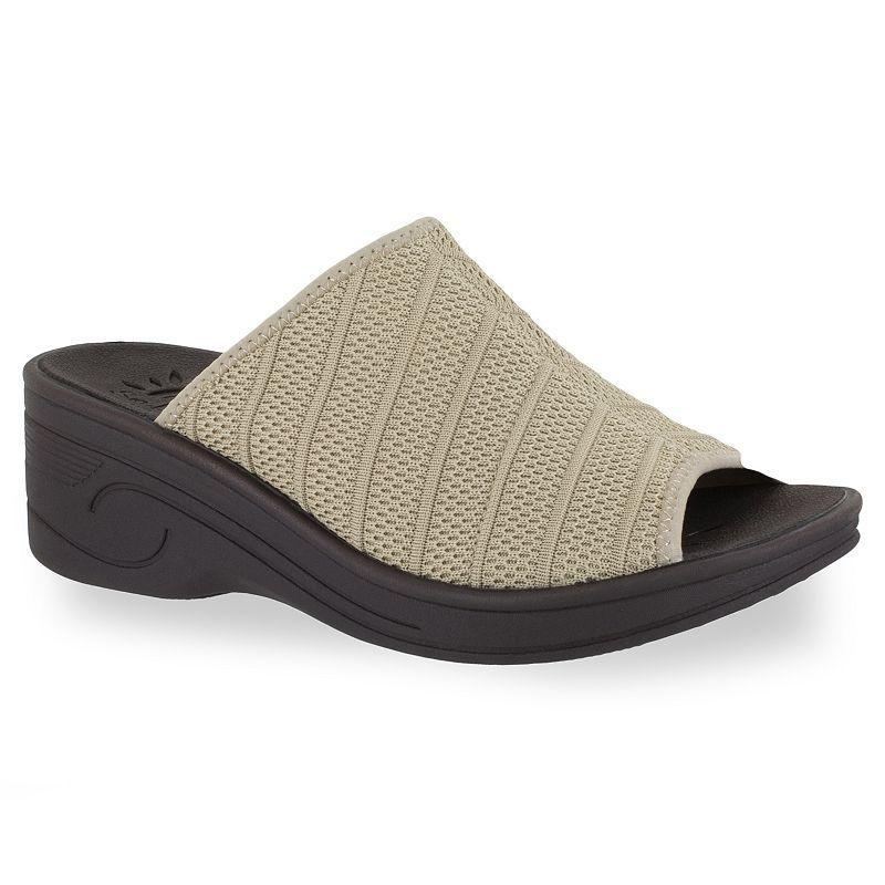 Easy Street Airy Women's Wedges, Size: 8.5 Wide, Natural Product Image