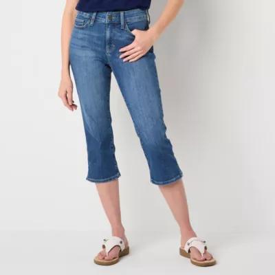St. John's Bay Womens Mid Rise Tall Capri Pant Product Image