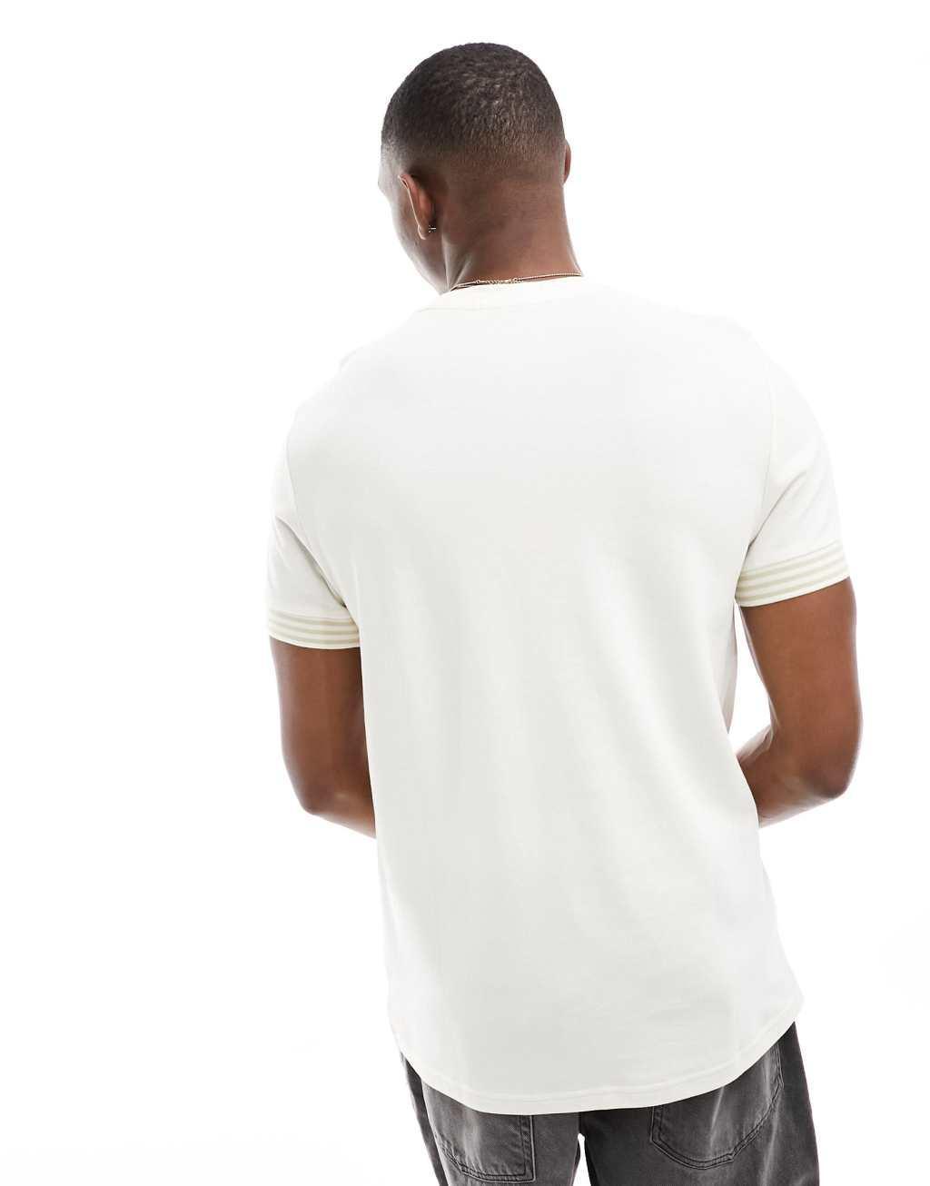 Fred Perry Striped Cuff T-Shirt Product Image