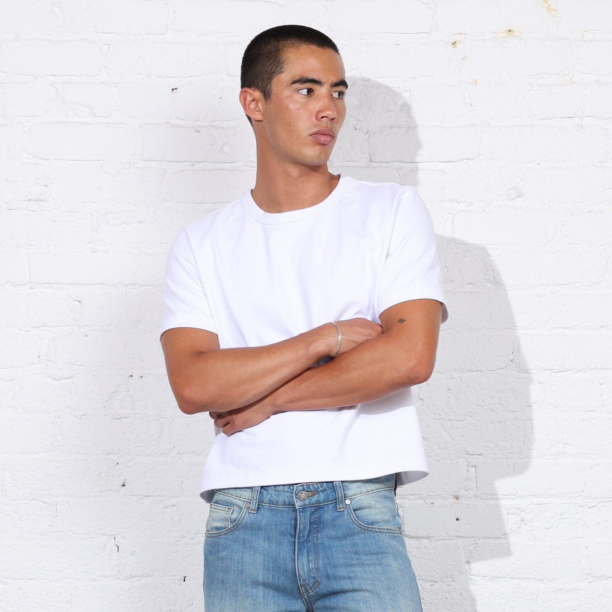 The Larchmont Super-Crop Tee | Heavyweight Product Image