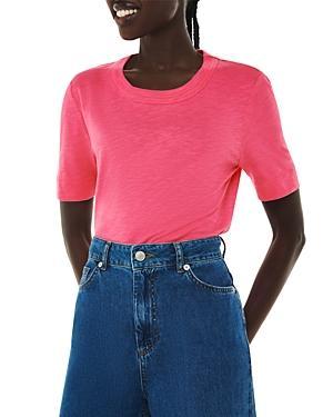 Whistles Rosa Cotton Double Trim Tee Product Image
