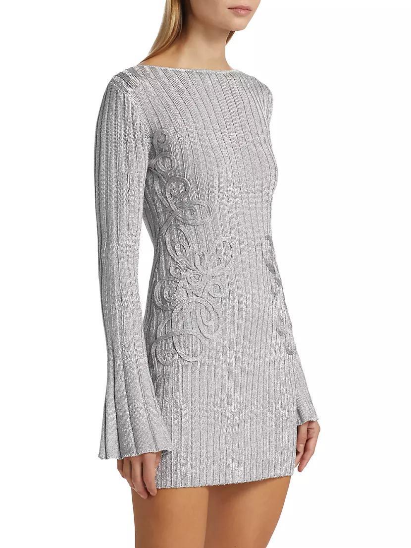 Niamh Rib-Knit Minidress Product Image