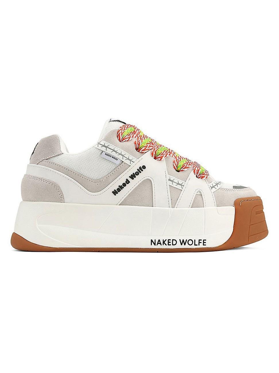 Mens Slide White Low Top Sneakers Product Image