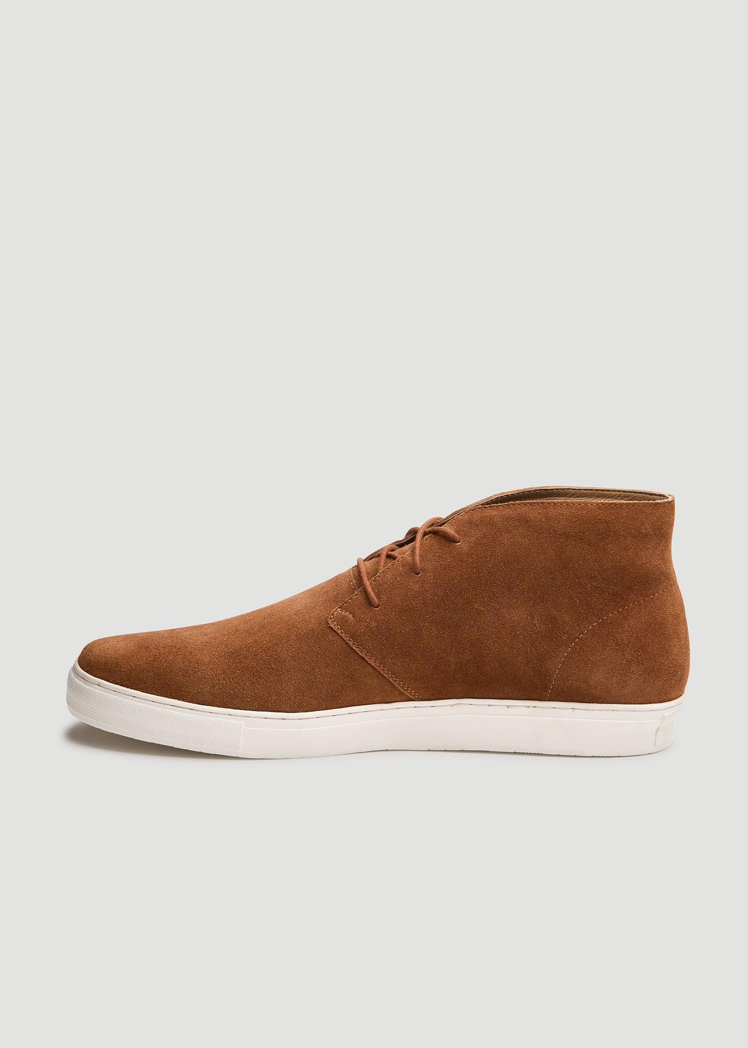 Chukka Sneaker Boots for Tall Men in Tan Product Image
