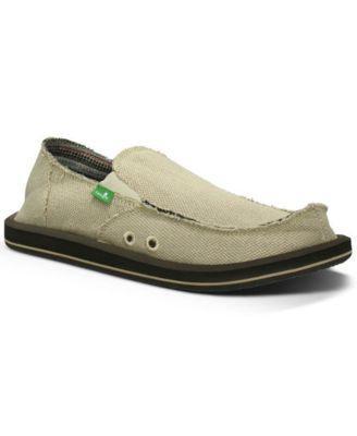Sanuk Mens Hemp Slip-On Loafers Product Image