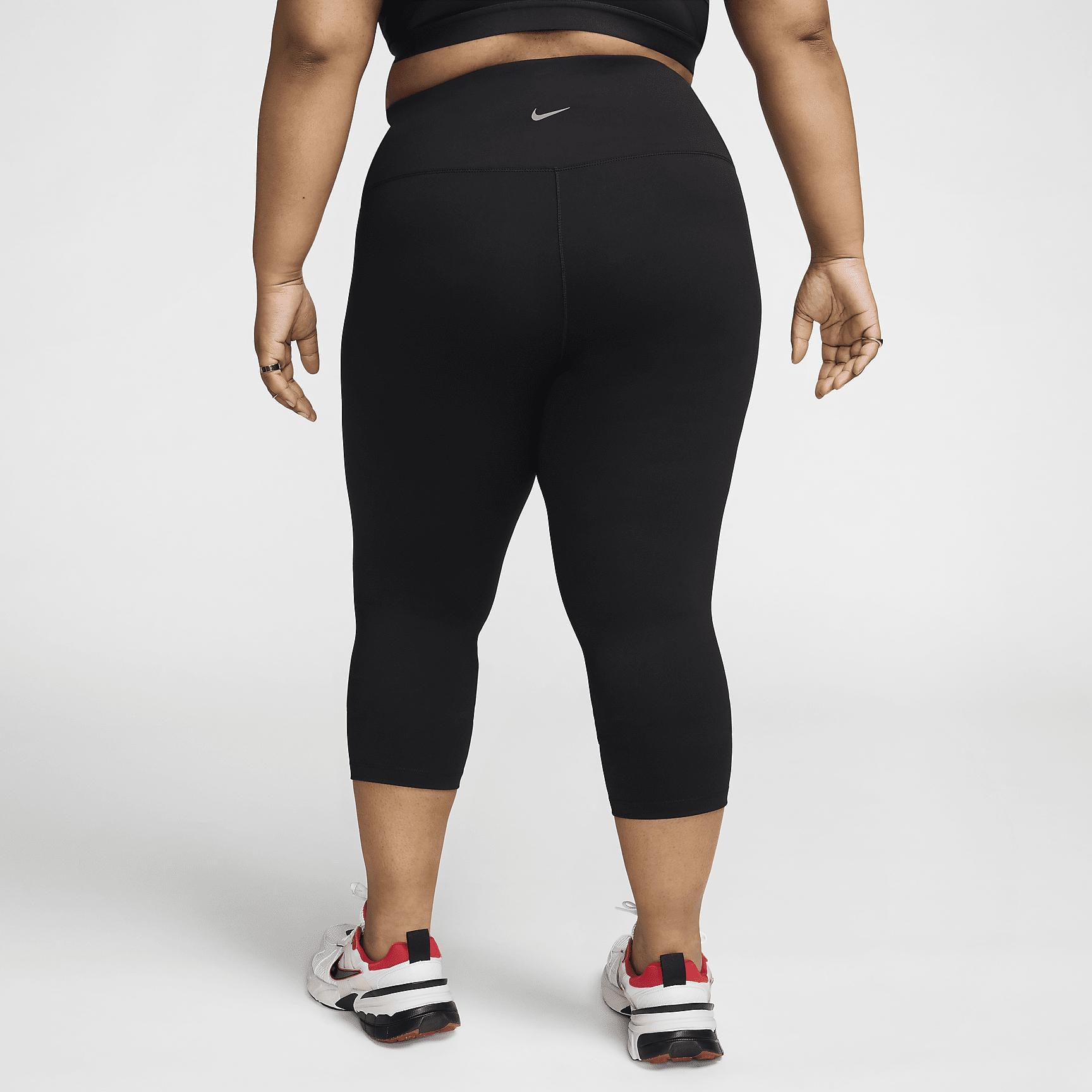 Nike One Women's High-Waisted Crop Leggings (Plus Size) Product Image