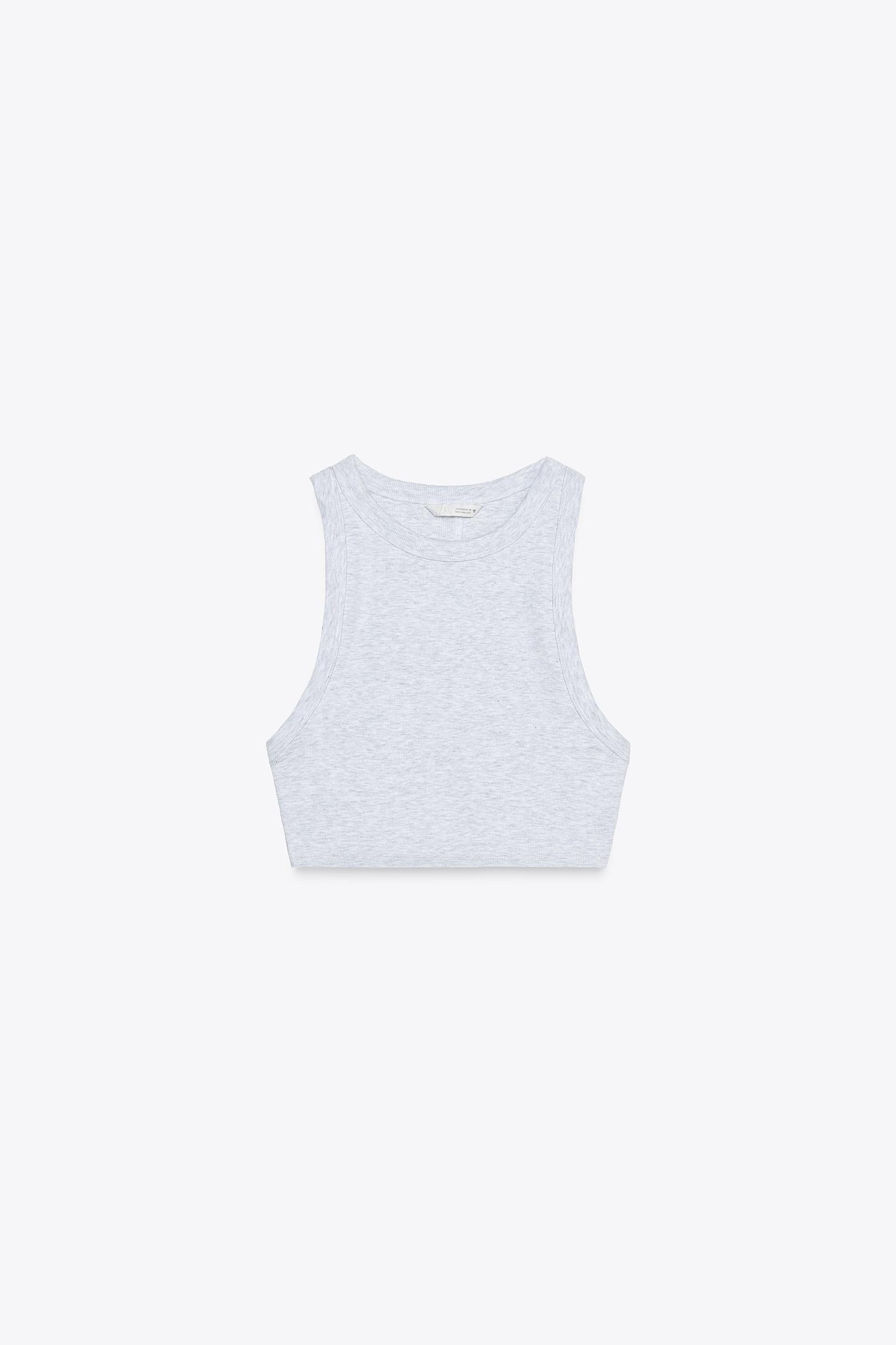 STRAPPY RIBBED TOP Product Image