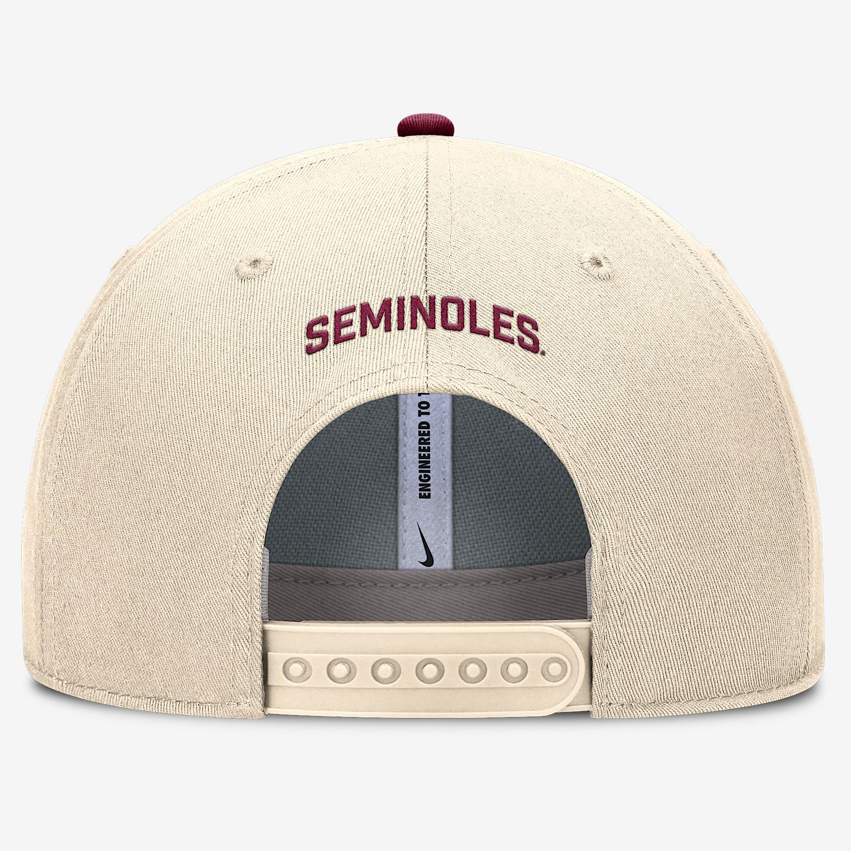 Florida State Primetime Rise Men's Nike Dri-FIT College Trucker Adjustable Hat Product Image