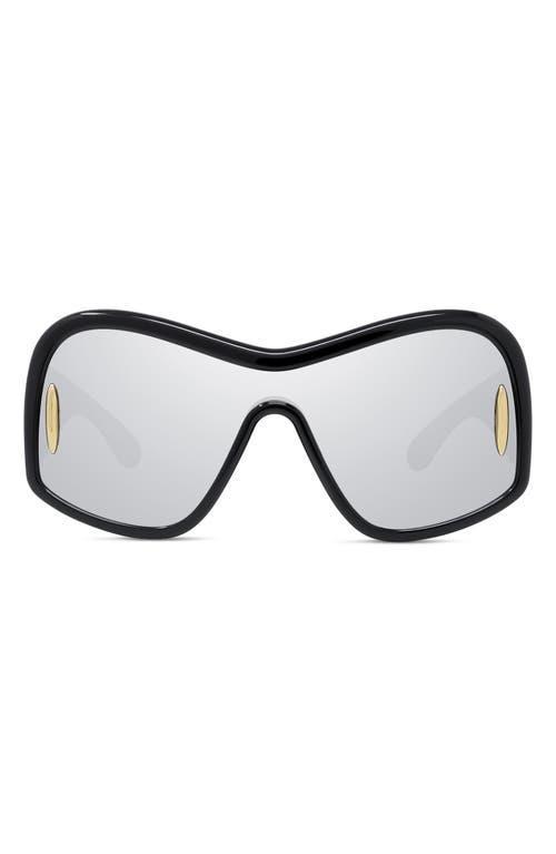 Loewe Anagram Fashion Mirrored Mask Sunglasses Product Image