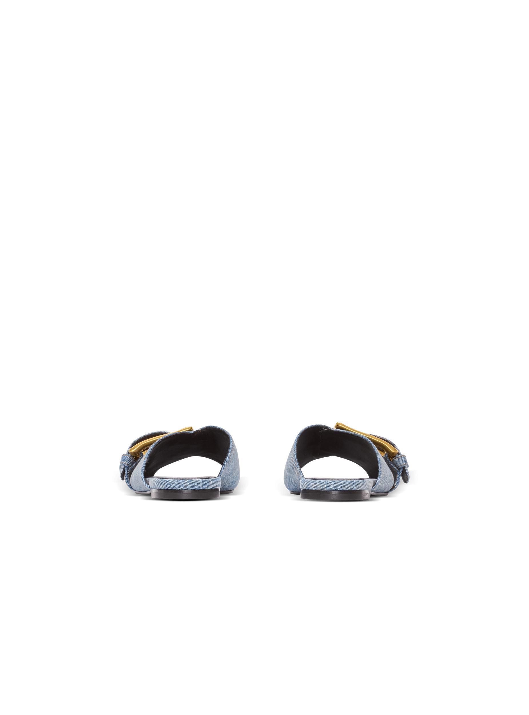 Anthem flat denim sandals Product Image